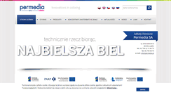 Desktop Screenshot of permedia.pl