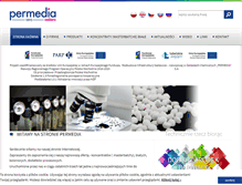 Tablet Screenshot of permedia.pl